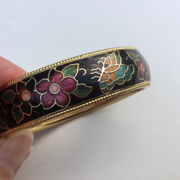 Vintage Cloisonné Bracelet - Picture 1 of 5